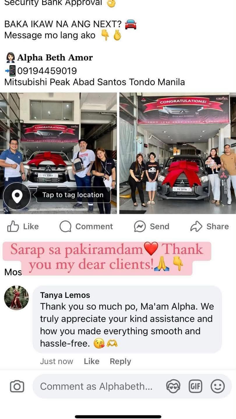 Customer feedback for Alphabeth Amor Sabatin