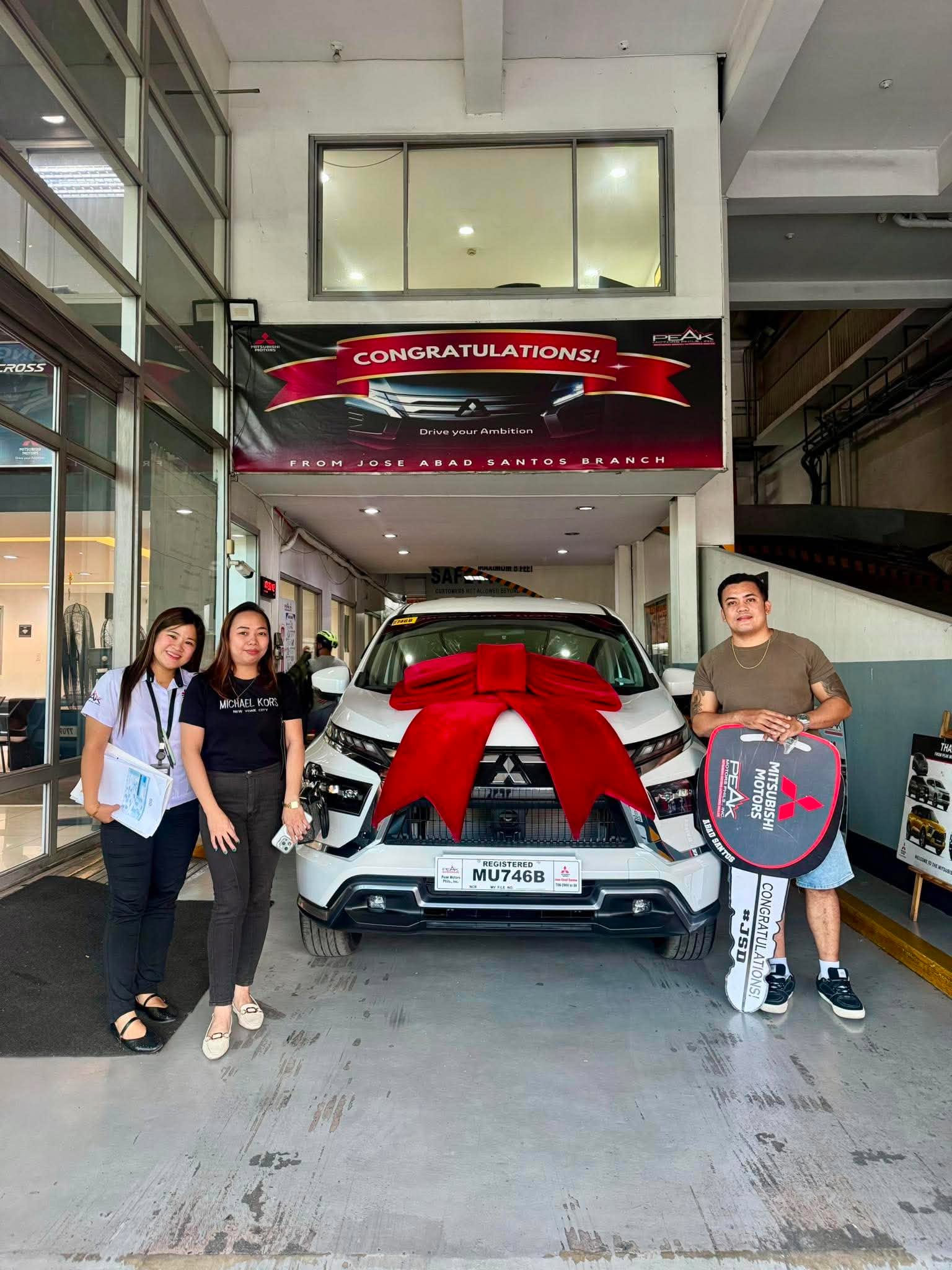 Mitsubishi customer release assisted by Alphabeth Amor Sabatin