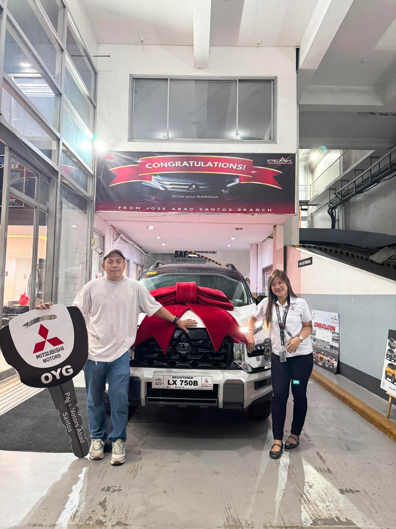 Mitsubishi customer release assisted by Alphabeth Amor Sabatin