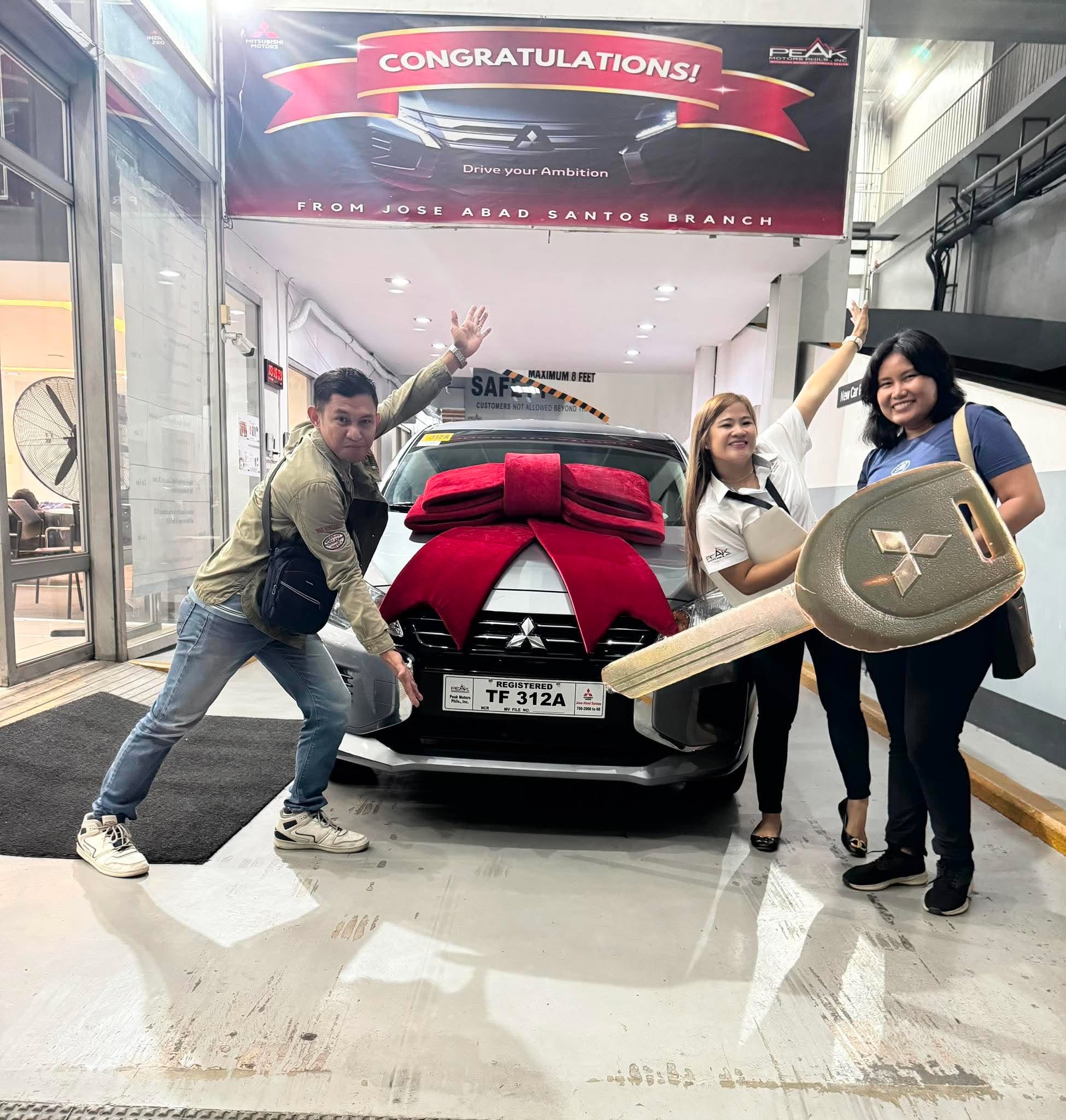 Mitsubishi customer release assisted by Alphabeth Amor Sabatin